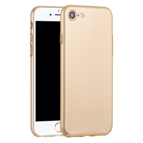 Луксозен твърд гръб ултра тънък оригинален HOCO за Apple iPhone 7 4.7 / Apple iPhone 8 4.7 / Apple iPhone SE2 2020 / Apple iPhone SE3 2022 злато